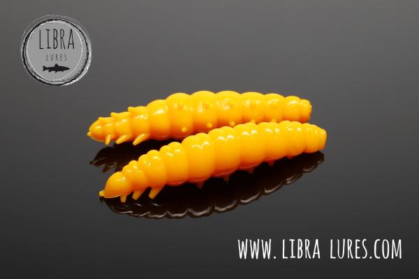 Libra Lures, Larva- Multi Cheese 125, 5x25mm,008 Dark Yellow